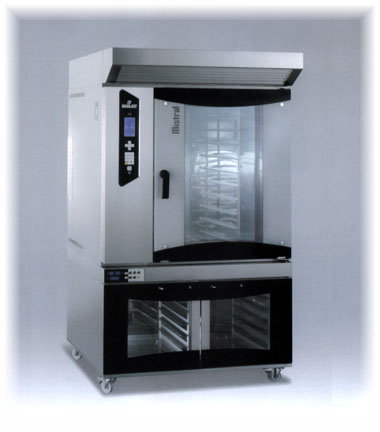 E2 - T10 Electric Rotor Oven and Rack for 10T 40x60 S/Steel with Proover