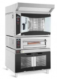 COMBI BAKING OVEN MISTRAL 6TTR - PIZZA DECK OVEN - PROOVER - EXTRACTOR AND MOTOR